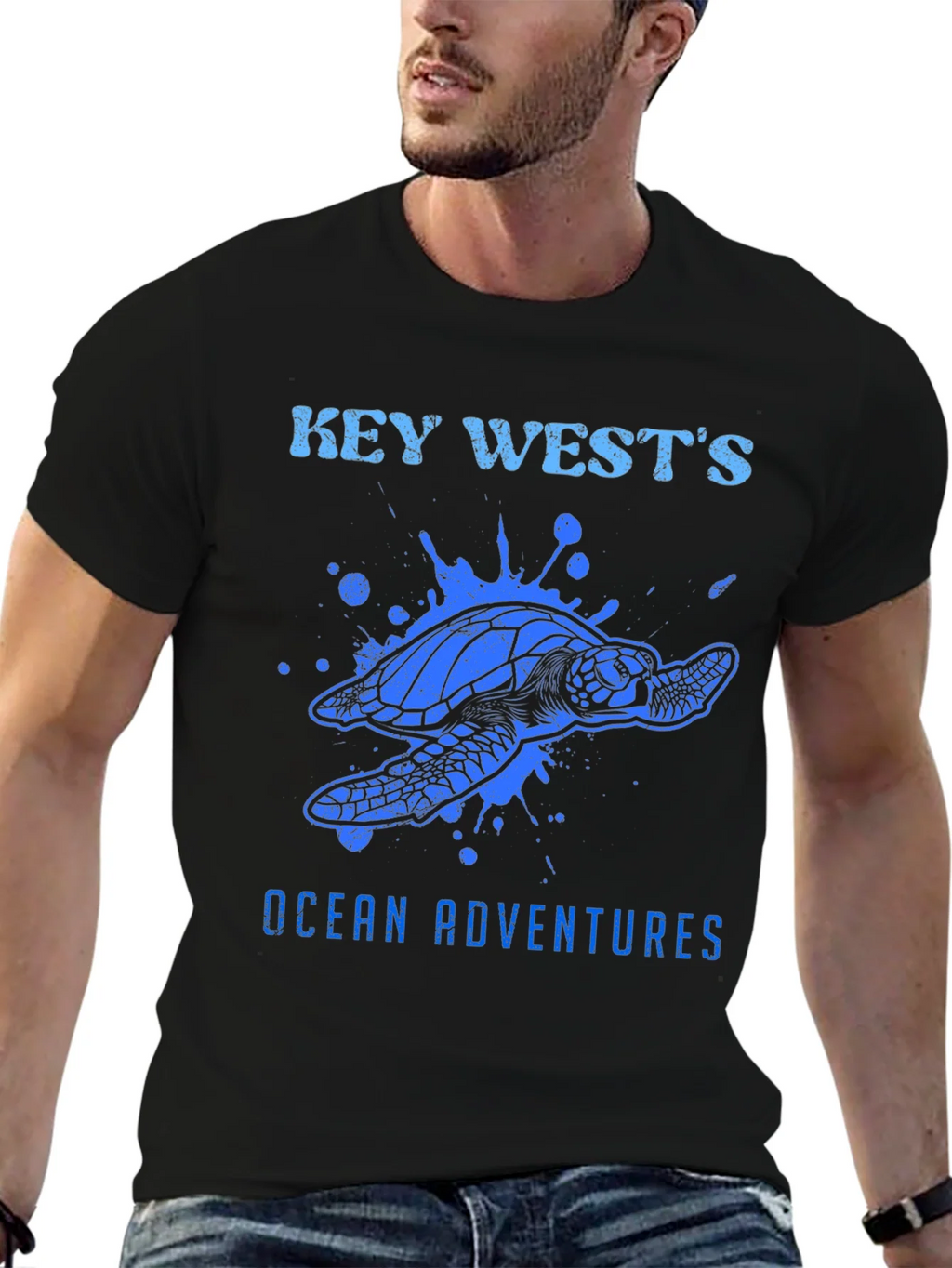 Key West Ocean Adventures Turtle Graphic Tee product image 6