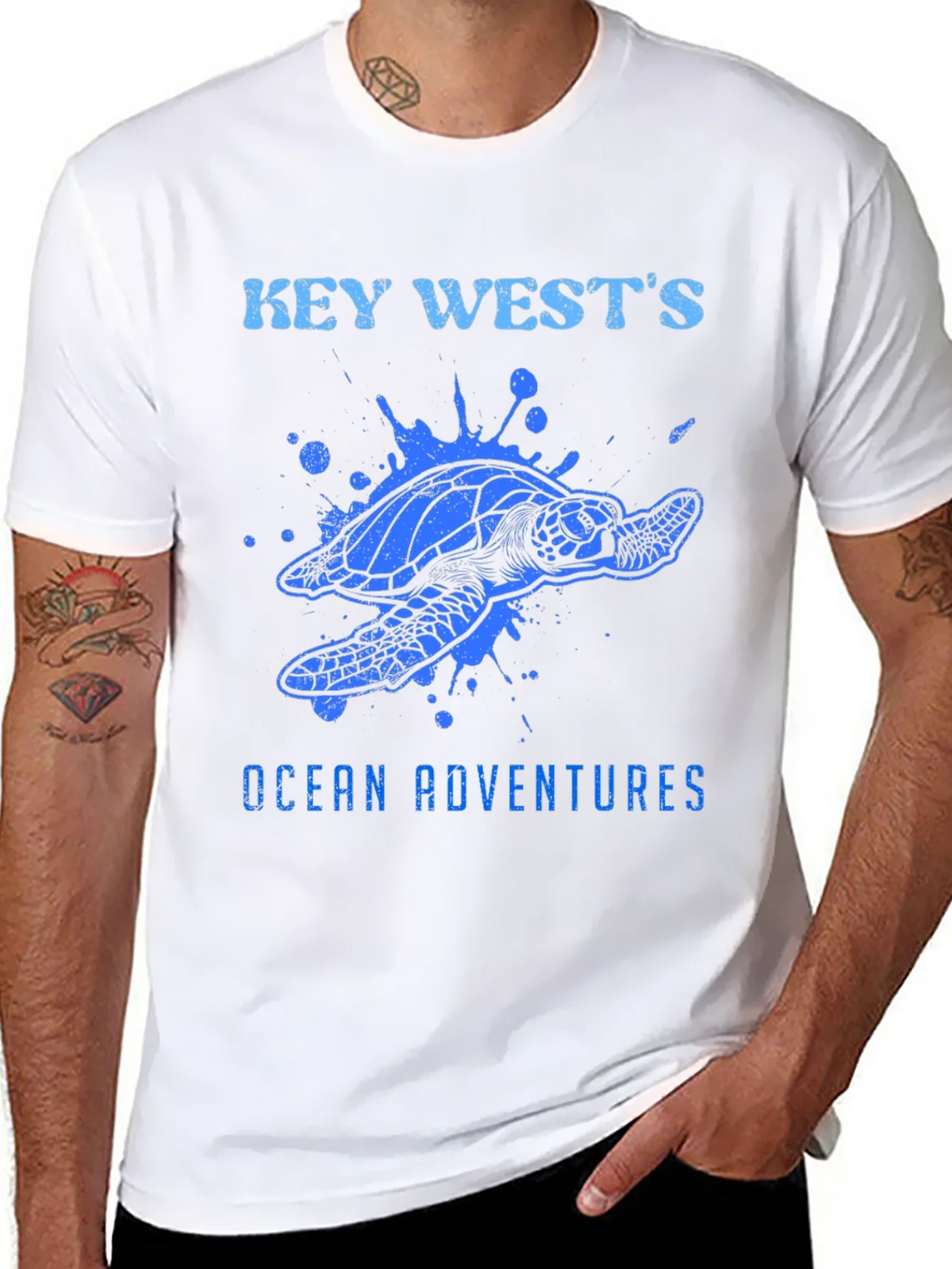 Key West Ocean Adventures Turtle Graphic Tee product image 7