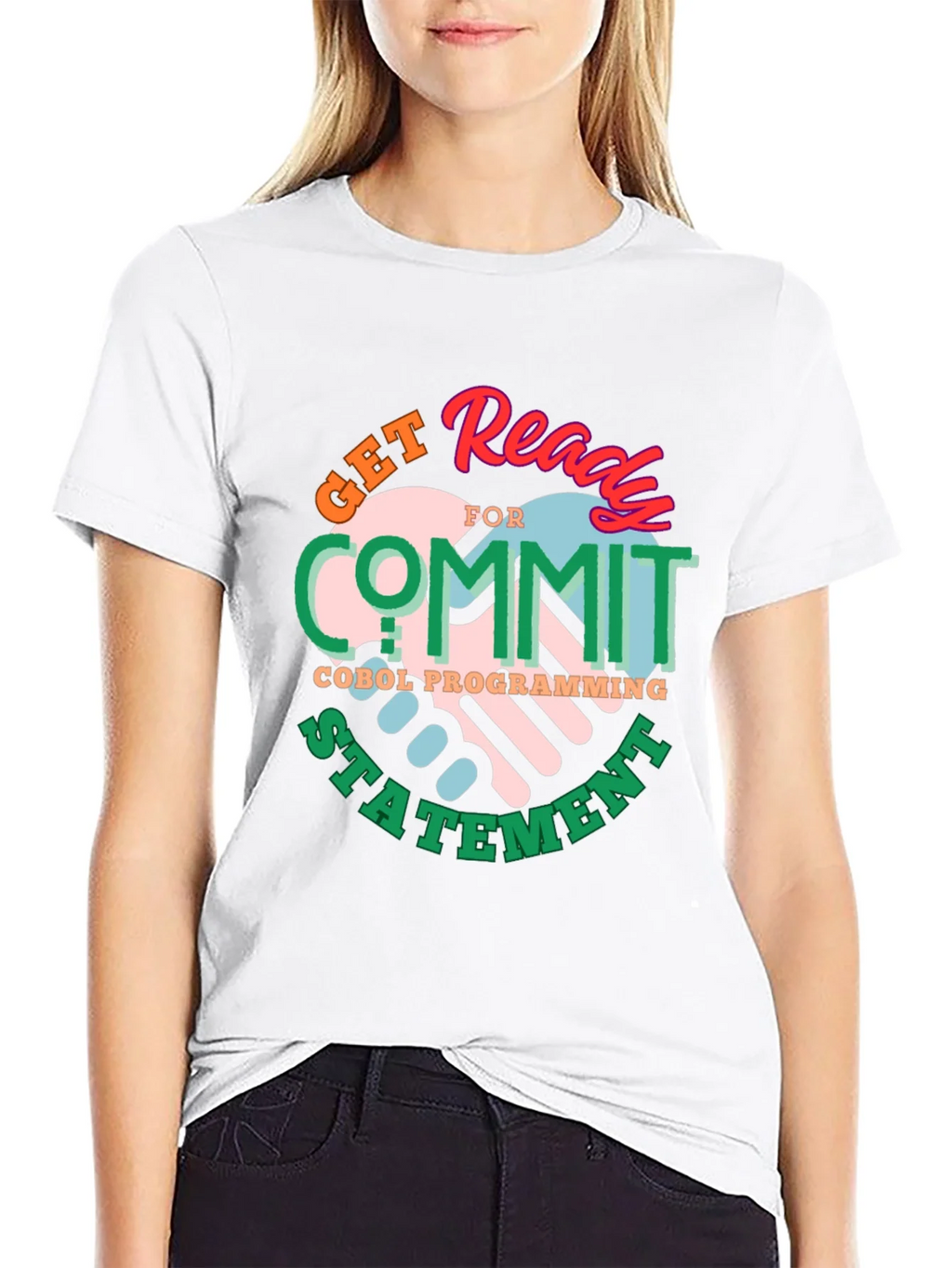 Get Ready to Commit COBOL Programming Statement T-Shirt product image 8