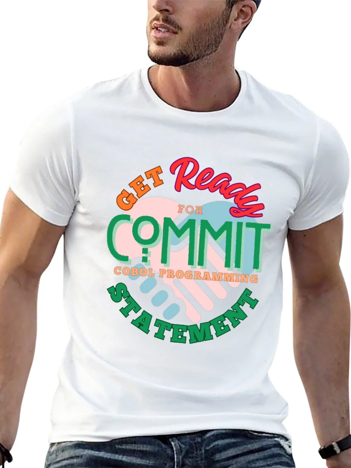 Get Ready to Commit COBOL Programming Statement T-Shirt product image 12