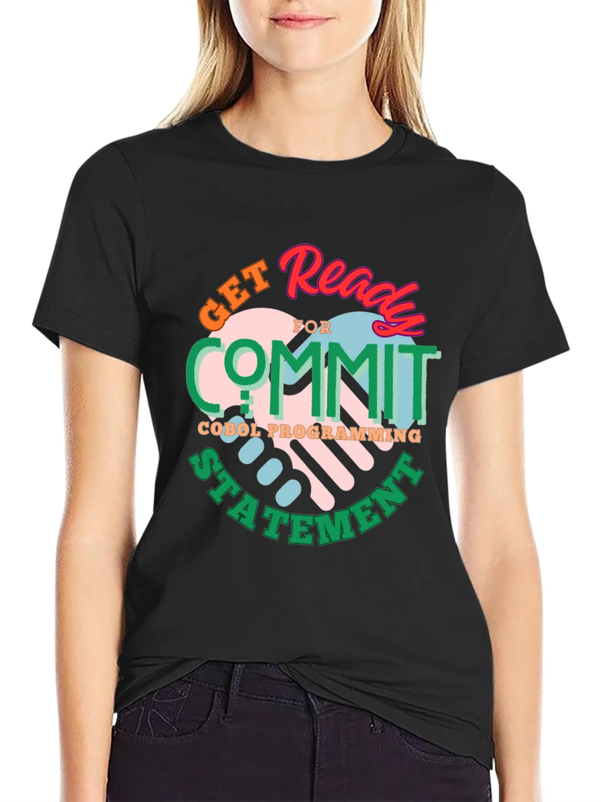 Get Ready to Commit COBOL Programming Statement T-Shirt product image 2