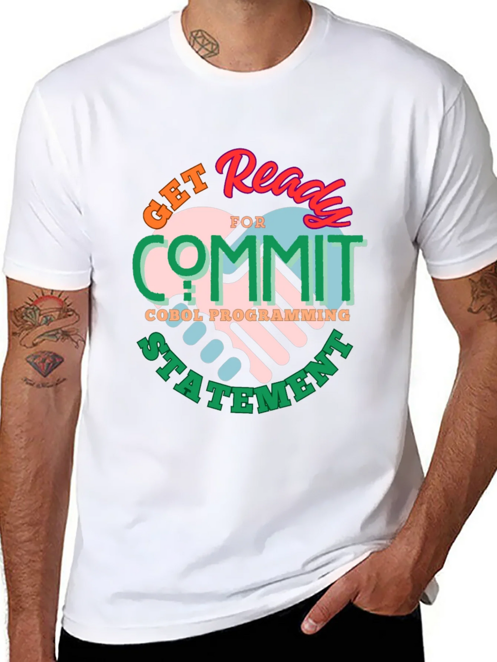 Get Ready to Commit COBOL Programming Statement T-Shirt product image 7