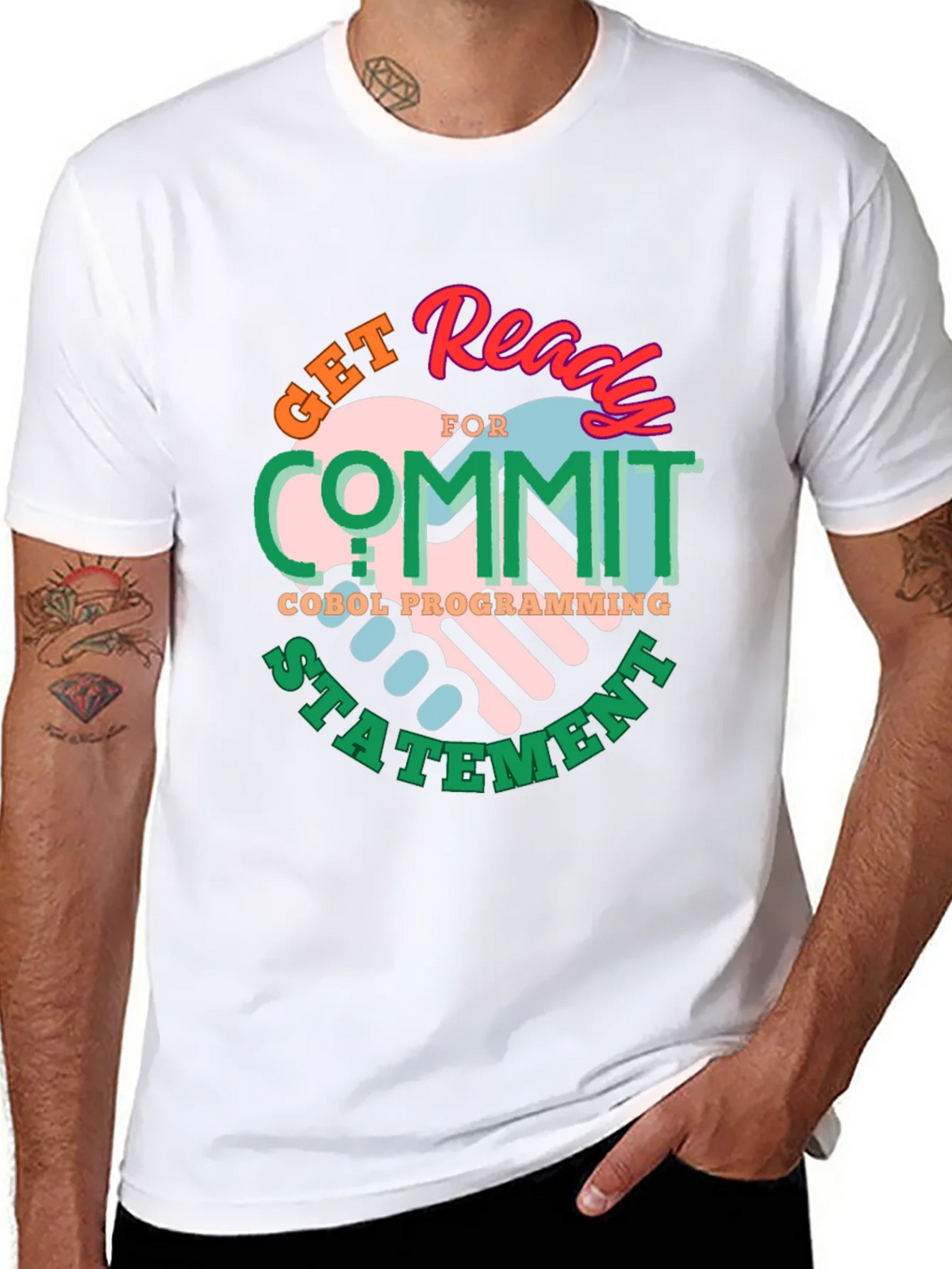 Get Ready to Commit COBOL Programming Statement T-Shirt product image 7