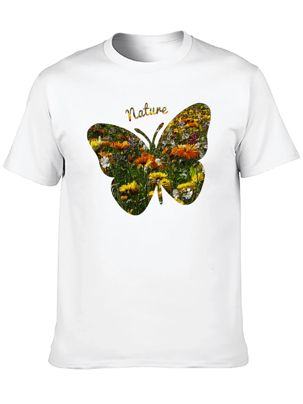 Nature Butterfly Graphic Tee - Black product image 5
