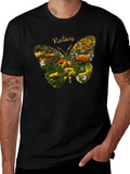 Nature Butterfly Graphic Tee - Black product image 1
