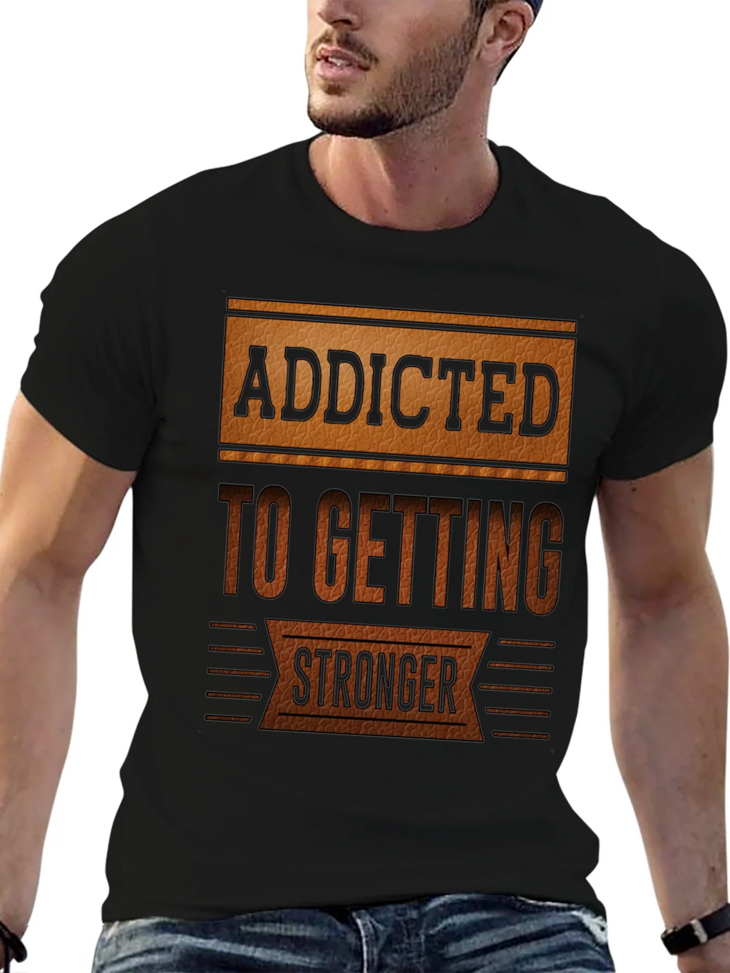 Addicted To Getting Stronger T-Shirt product image 6