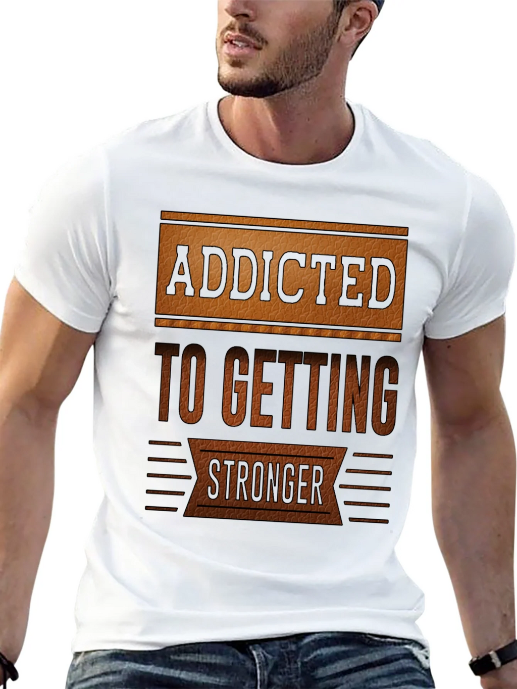 Addicted To Getting Stronger T-Shirt product image 12