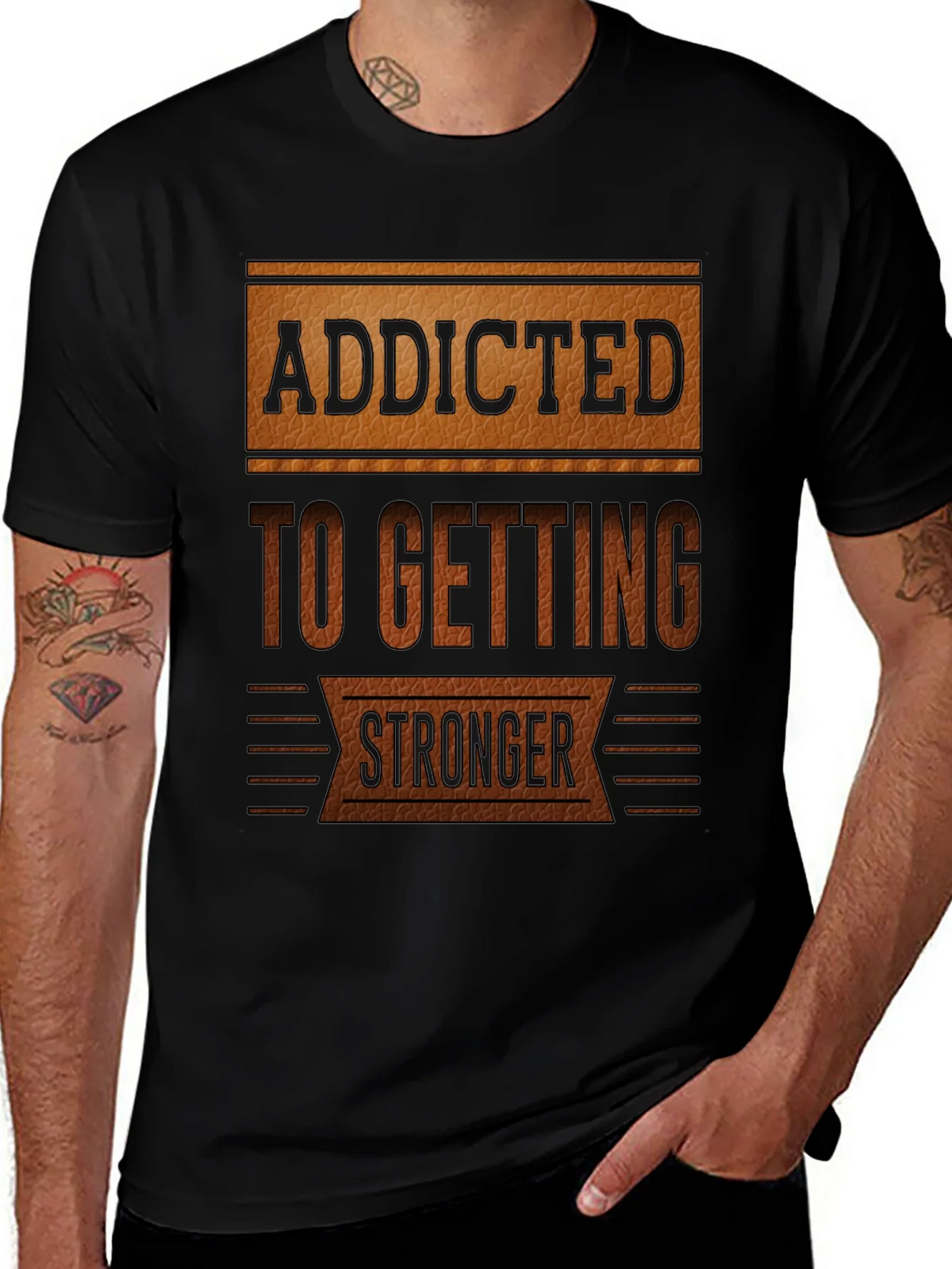 Addicted To Getting Stronger T-Shirt product image 1