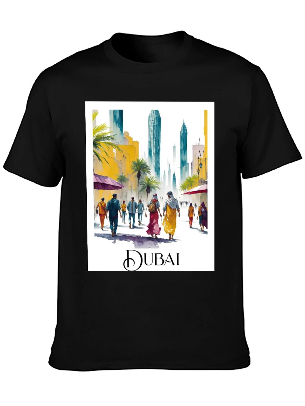 Dubai Watercolor T-Shirt product image 3