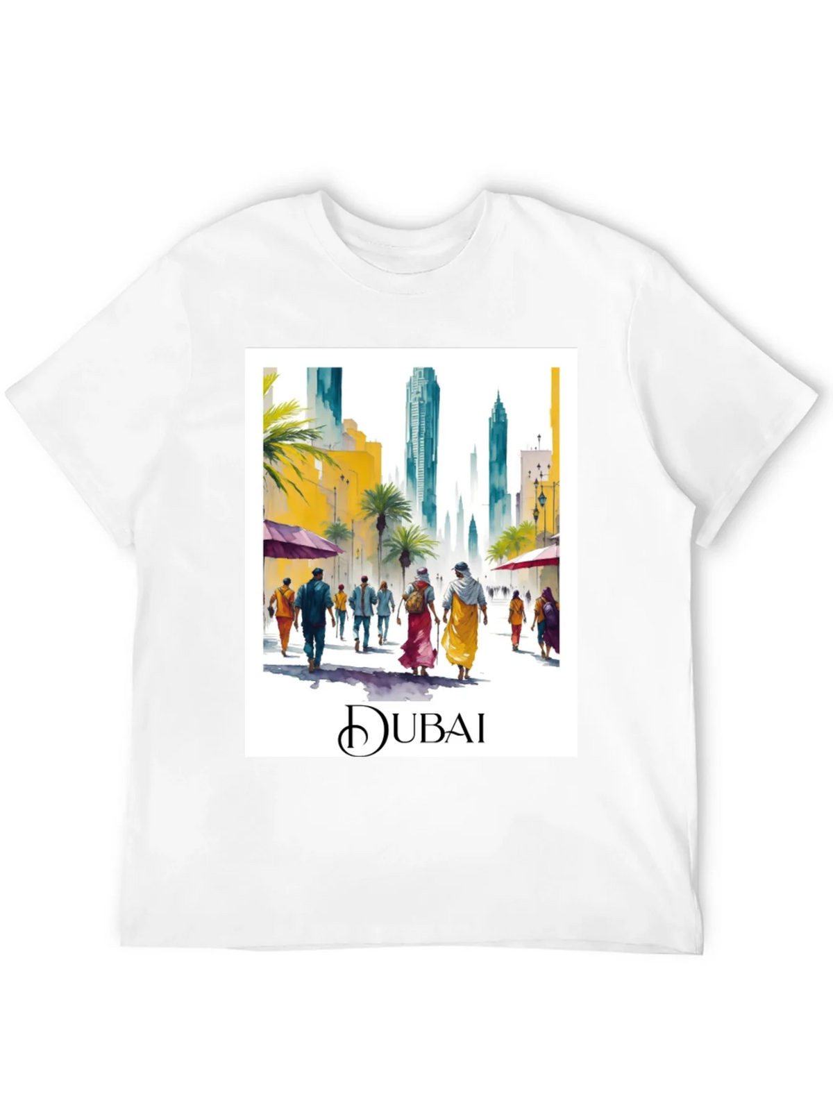 Dubai Watercolor T-Shirt product image 9