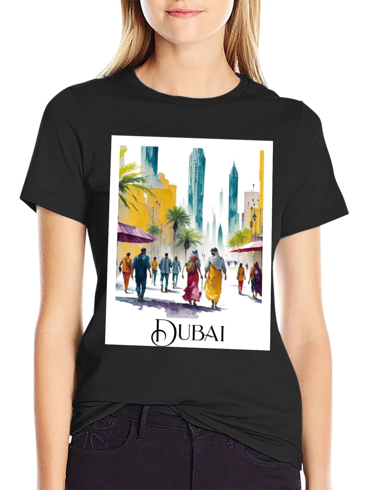 Dubai Watercolor T-Shirt product image 2