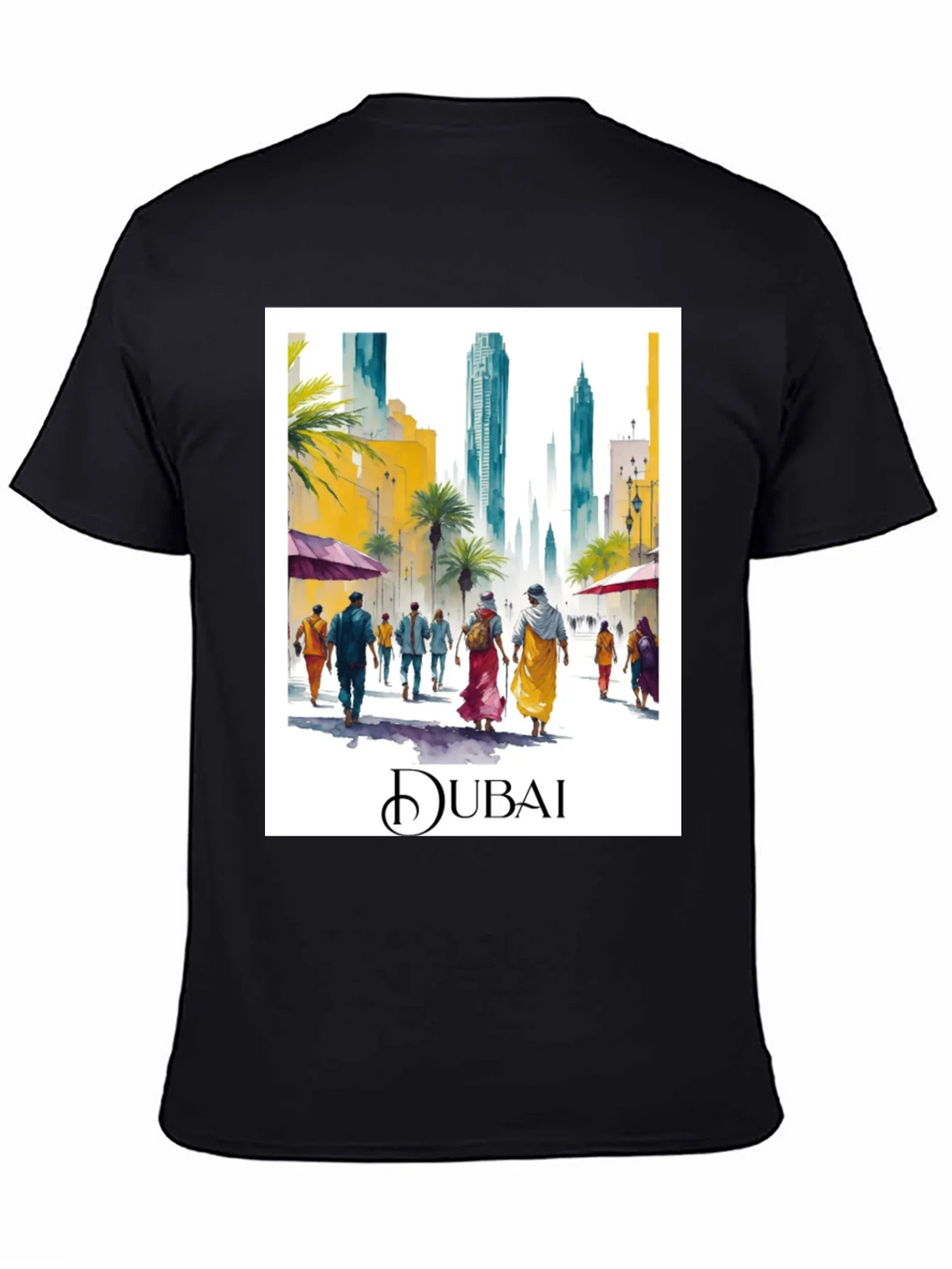 Dubai Watercolor T-Shirt product image 4