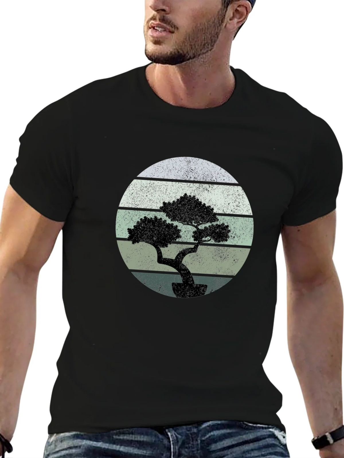 Bonsai Tree Graphic Tee - Retro Style product image 5