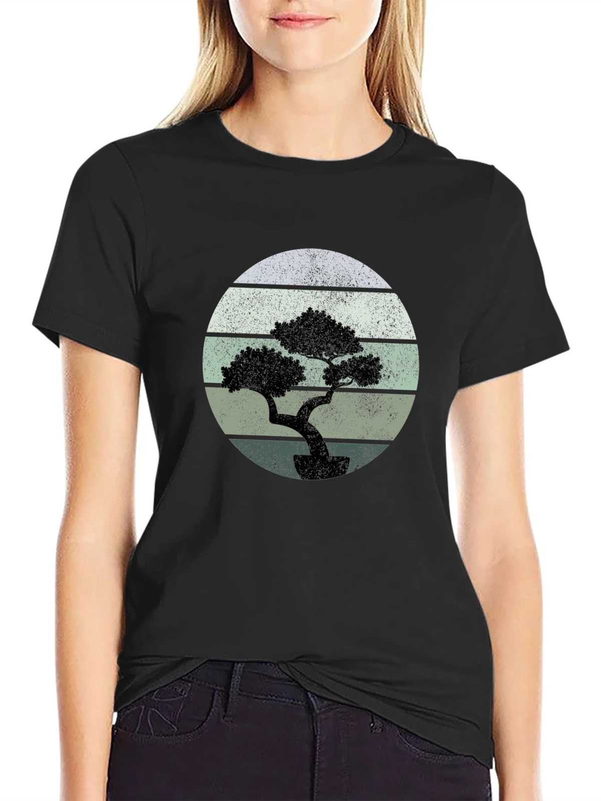 Bonsai Tree Graphic Tee - Retro Style product image 2