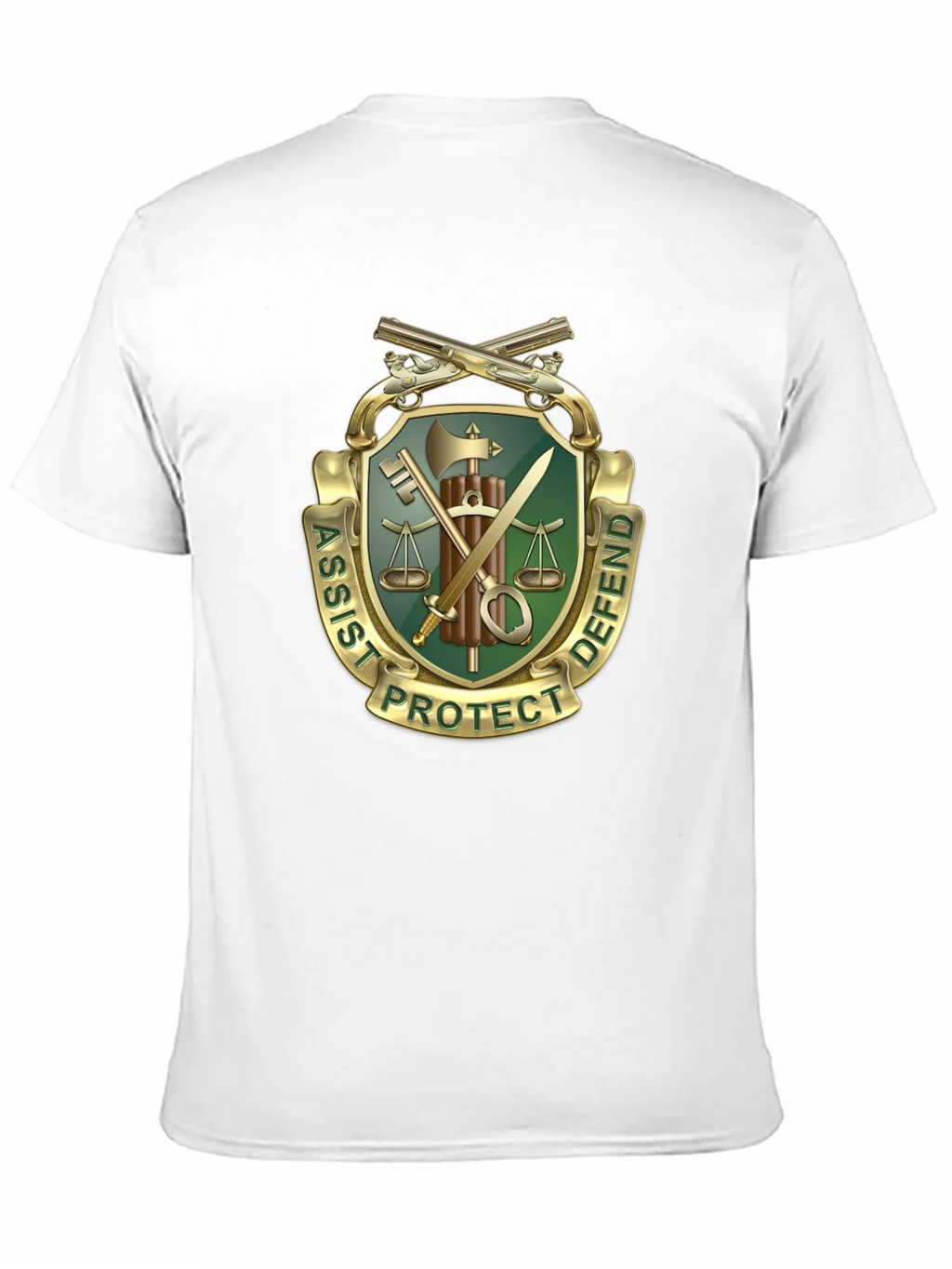 Assist Protect Defend Graphic Tee product image 9