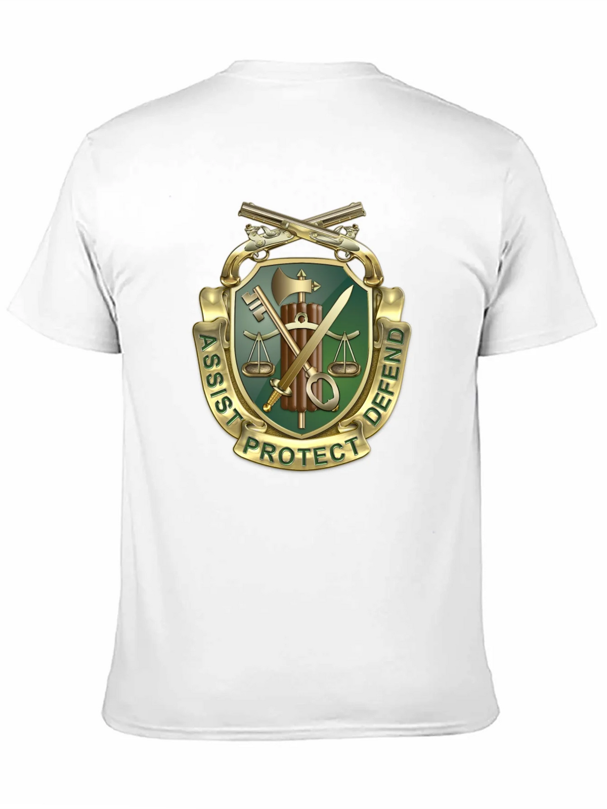 Assist Protect Defend Graphic Tee product image 9