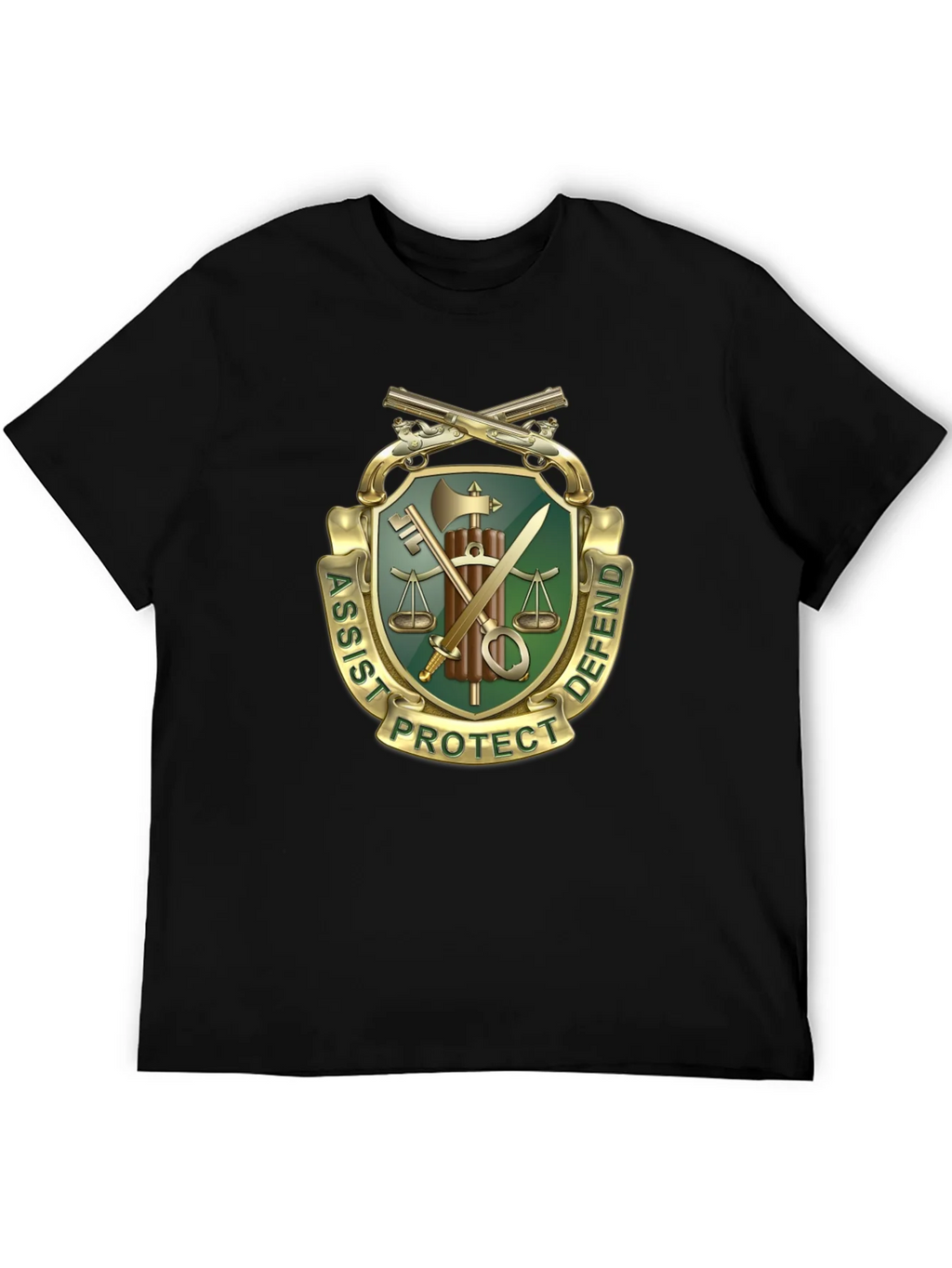 Assist Protect Defend Graphic Tee product image 5