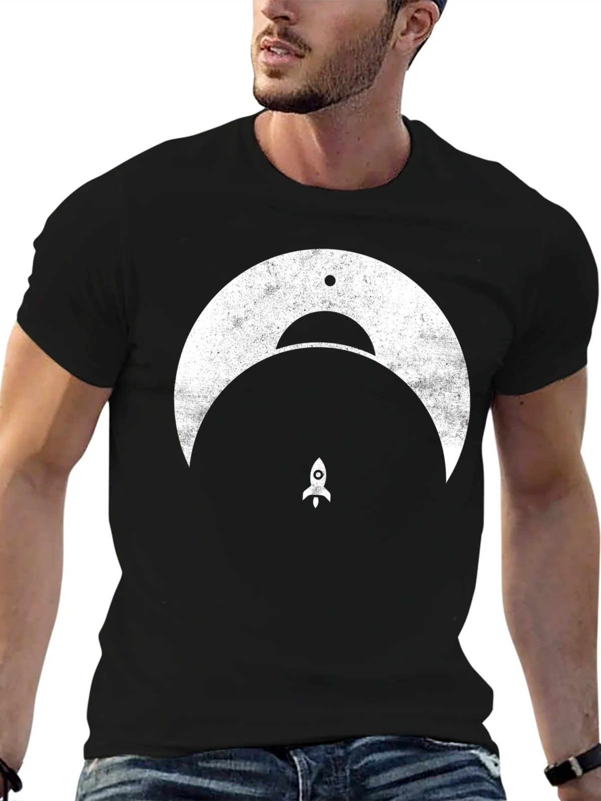 Retro Rocket Graphic Tee product image 4