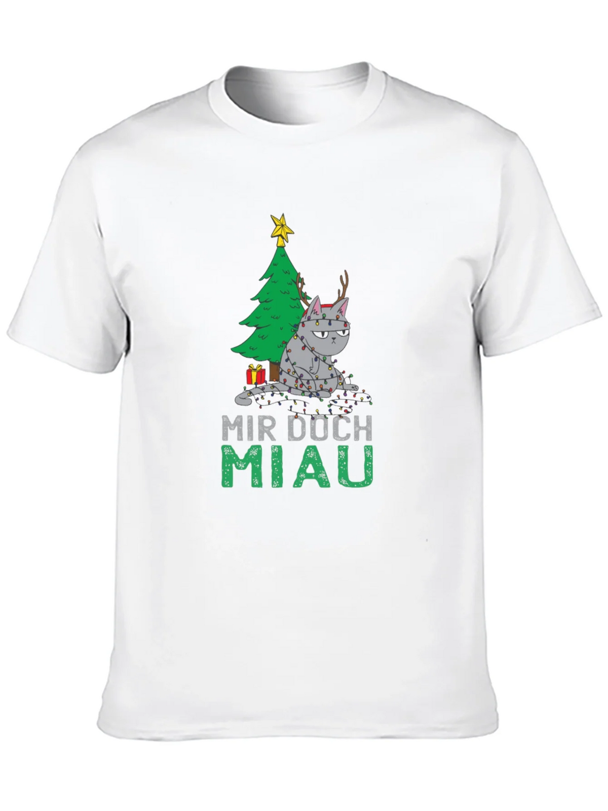 Grumpy Cat Christmas T-Shirt - Mir Doch Miau product image 9