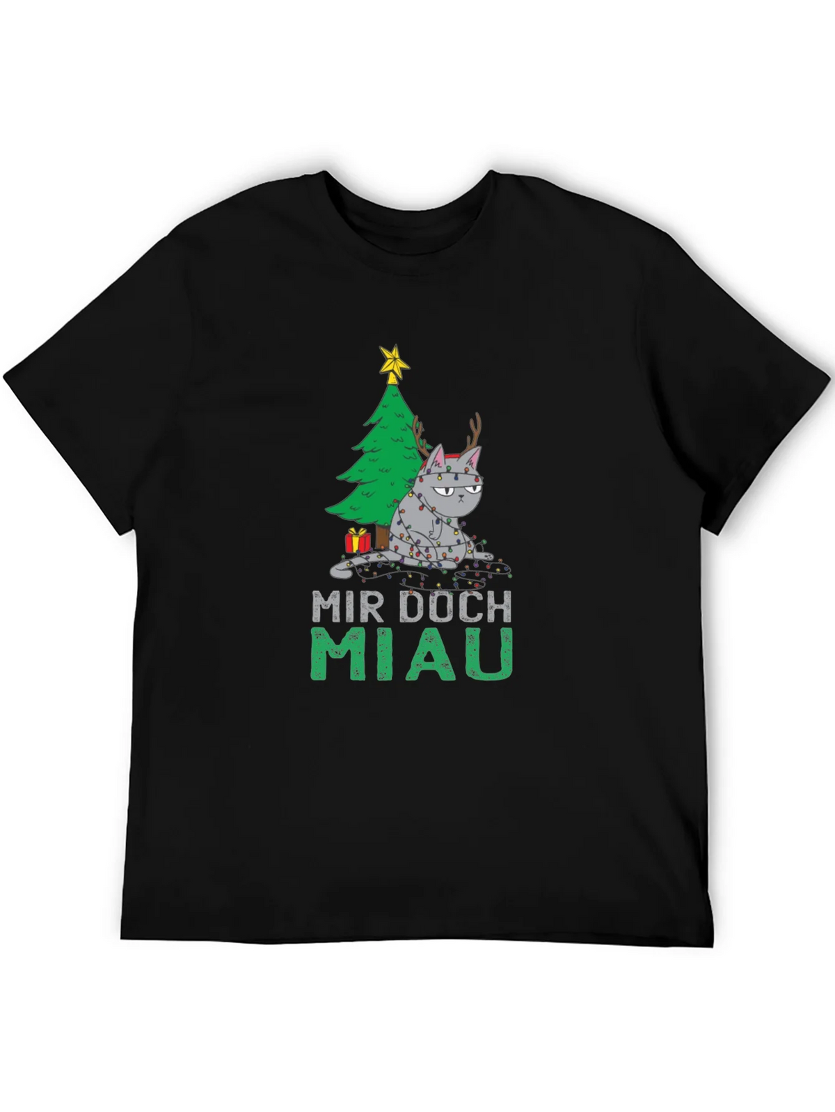 Grumpy Cat Christmas T-Shirt - Mir Doch Miau product image 5