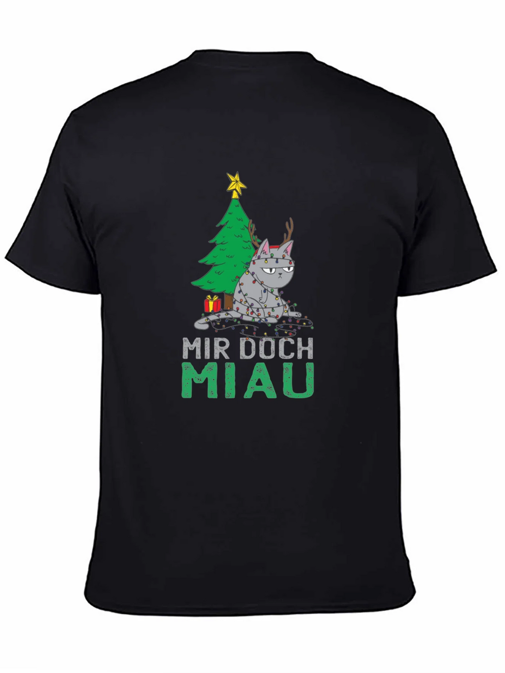 Grumpy Cat Christmas T-Shirt - Mir Doch Miau product image 4