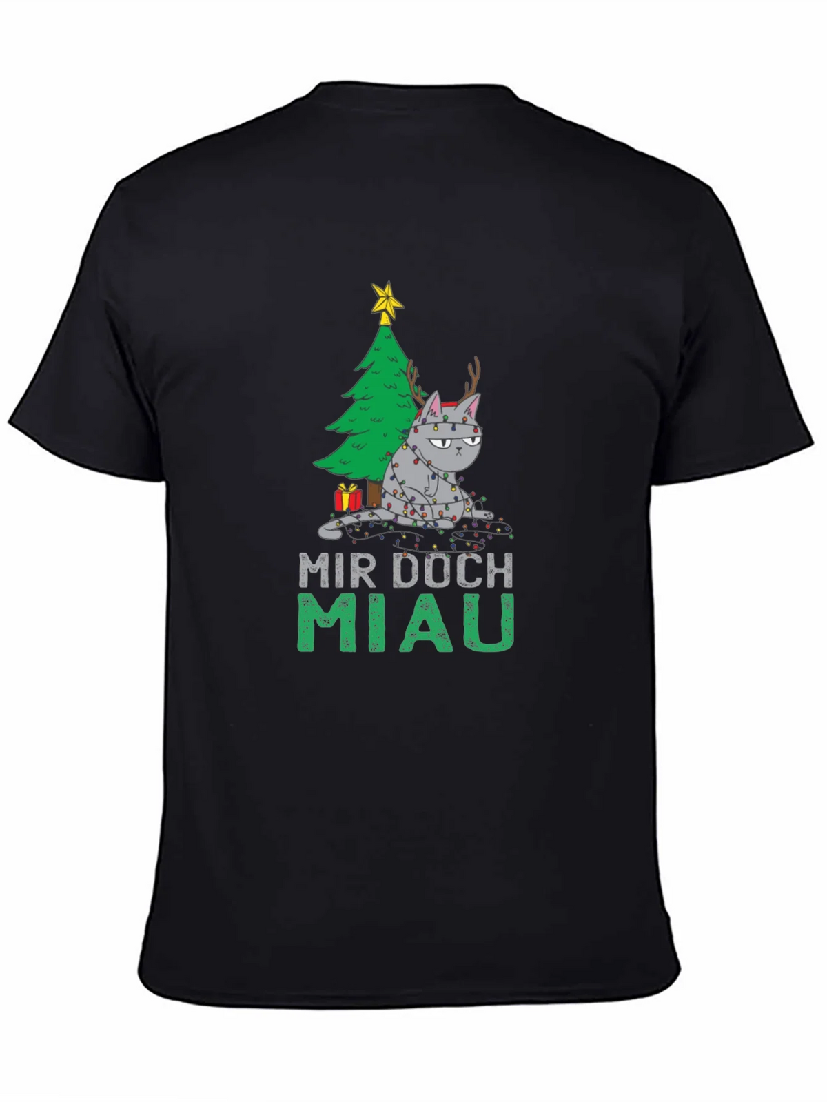 Grumpy Cat Christmas T-Shirt - Mir Doch Miau product image 4