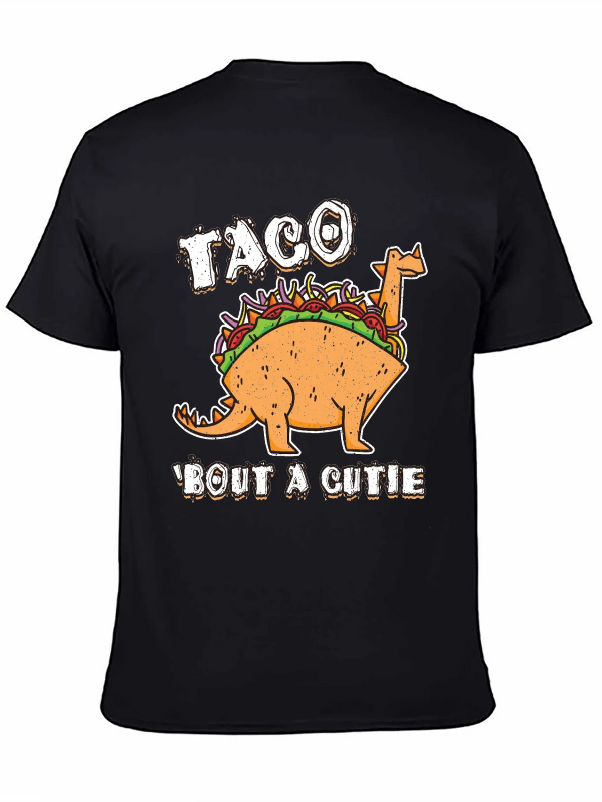 Taco Bout a Cutie Graphic T-Shirt - Dinosaur Foodie Tee product image 4