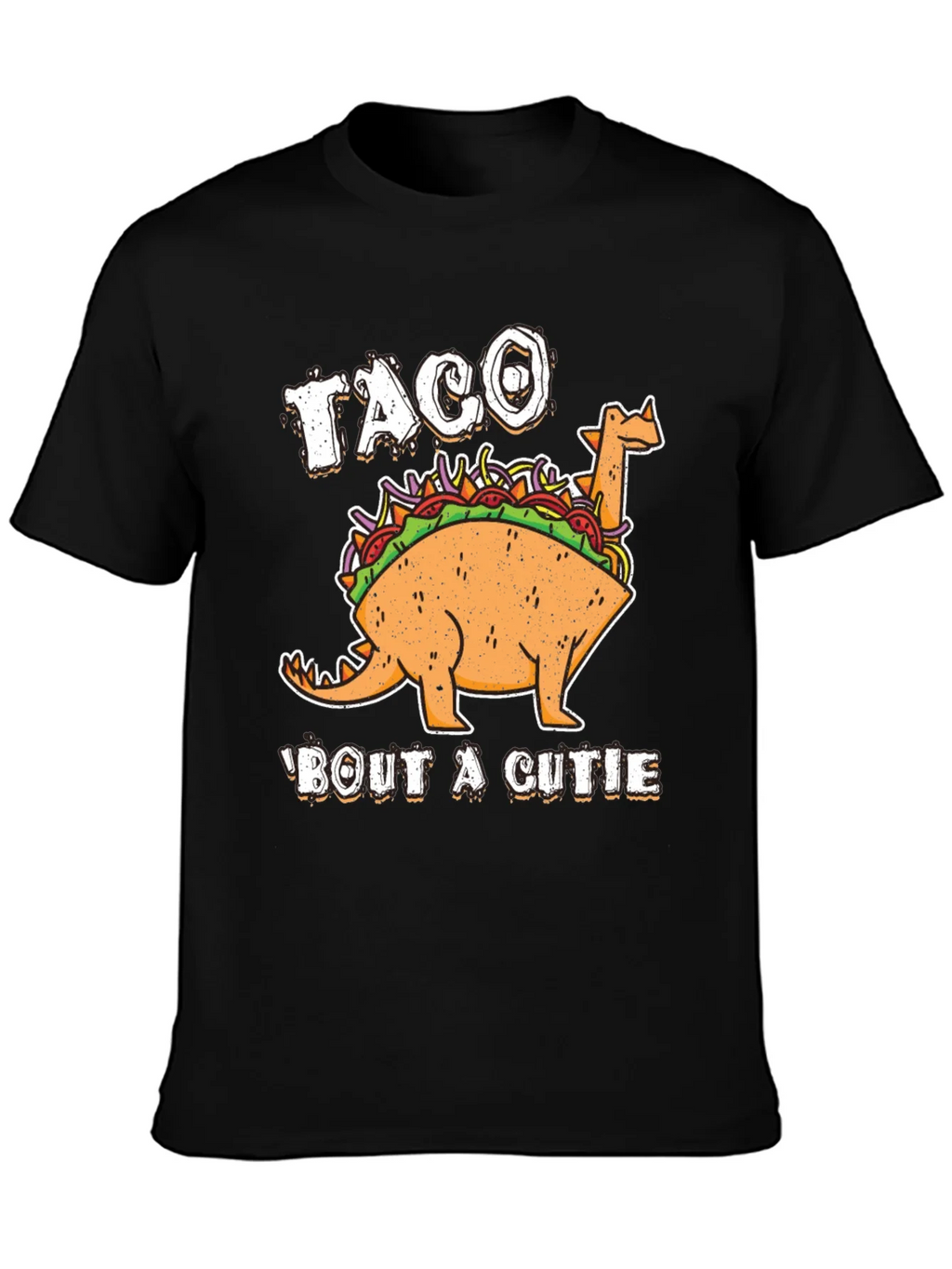 Taco Bout a Cutie Graphic T-Shirt - Dinosaur Foodie Tee product image 3