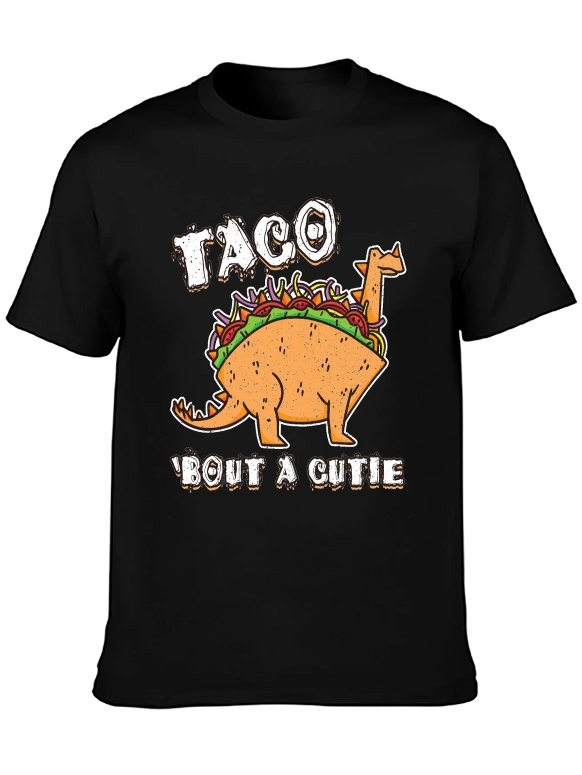 Taco Bout a Cutie Graphic T-Shirt - Dinosaur Foodie Tee product image 3