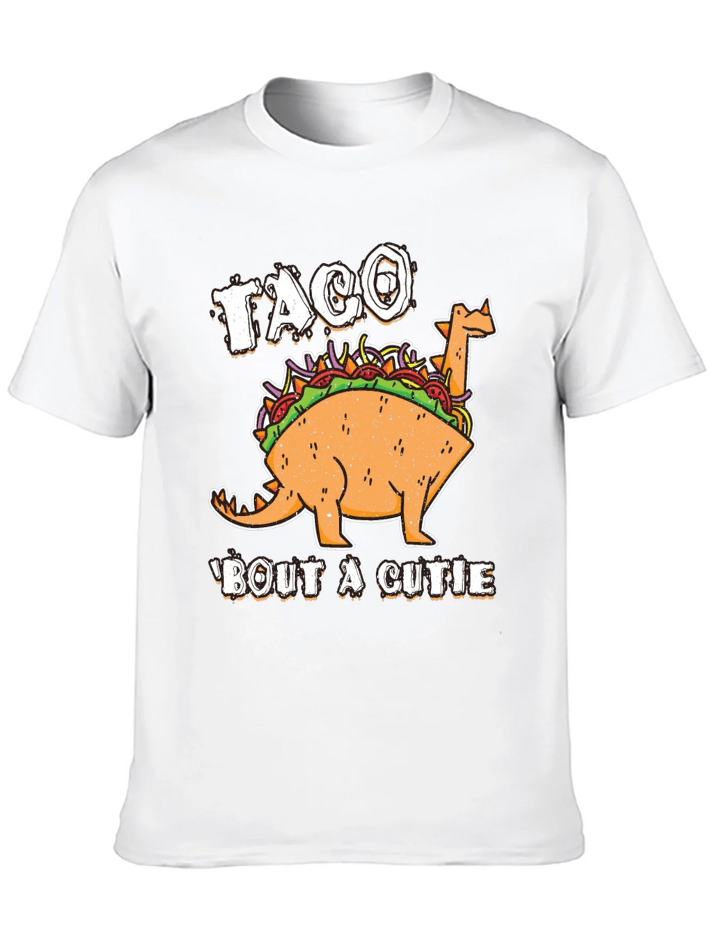 Taco Bout a Cutie Graphic T-Shirt - Dinosaur Foodie Tee product image 9