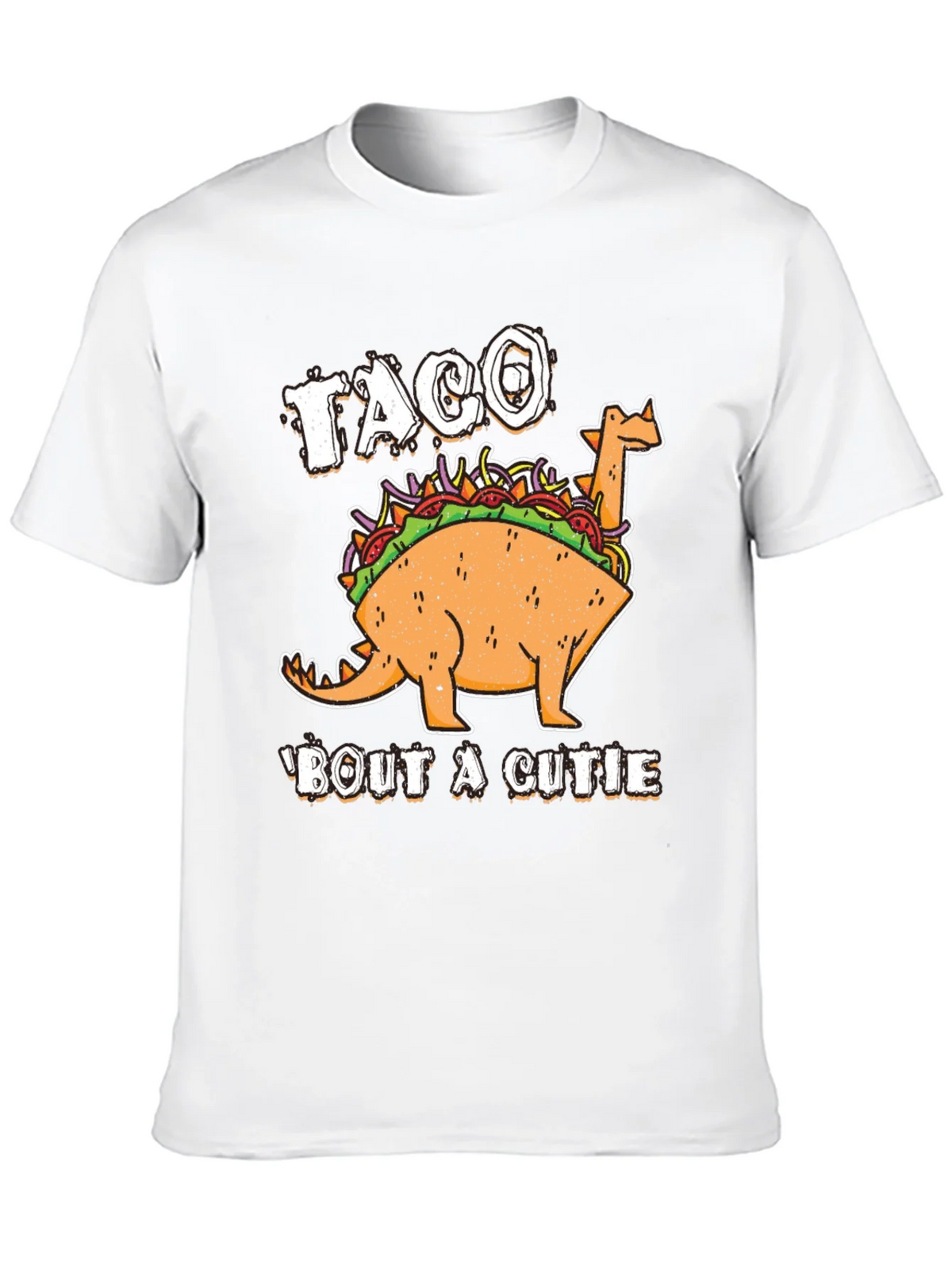 Taco Bout a Cutie Graphic T-Shirt - Dinosaur Foodie Tee product image 9