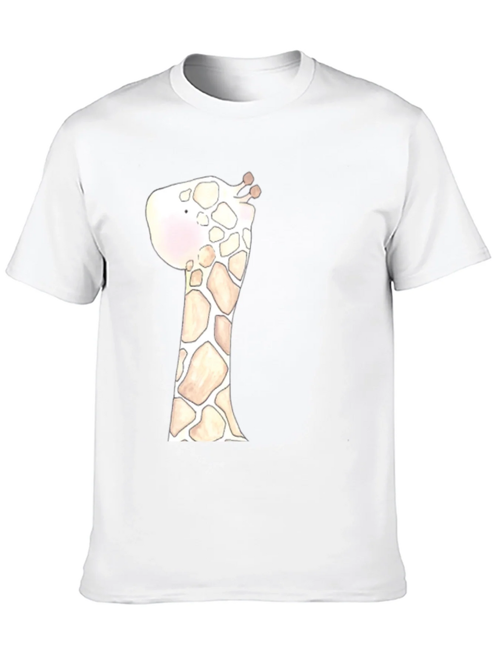 Giraffe Graphic Tee - Black Cotton Casual Shirt product image 6