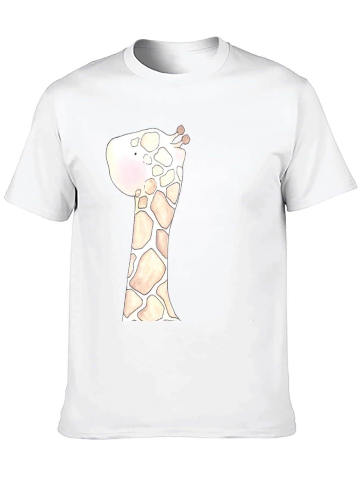 Giraffe Graphic Tee - Black Cotton Casual Shirt product image 6