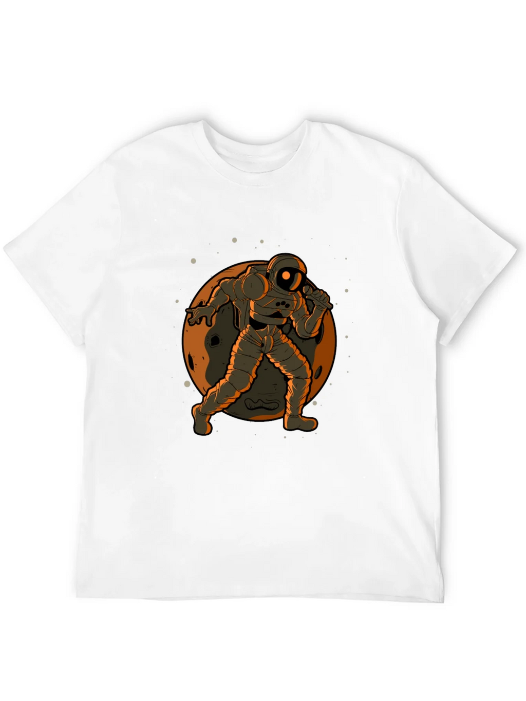 Astronaut on the Moon Graphic Tee - Black product image 11