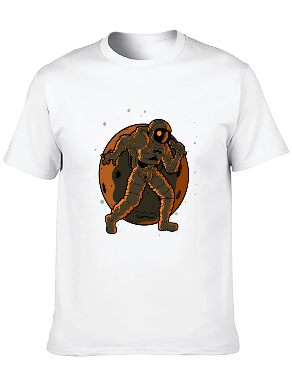 Astronaut on the Moon Graphic Tee - Black product image 9