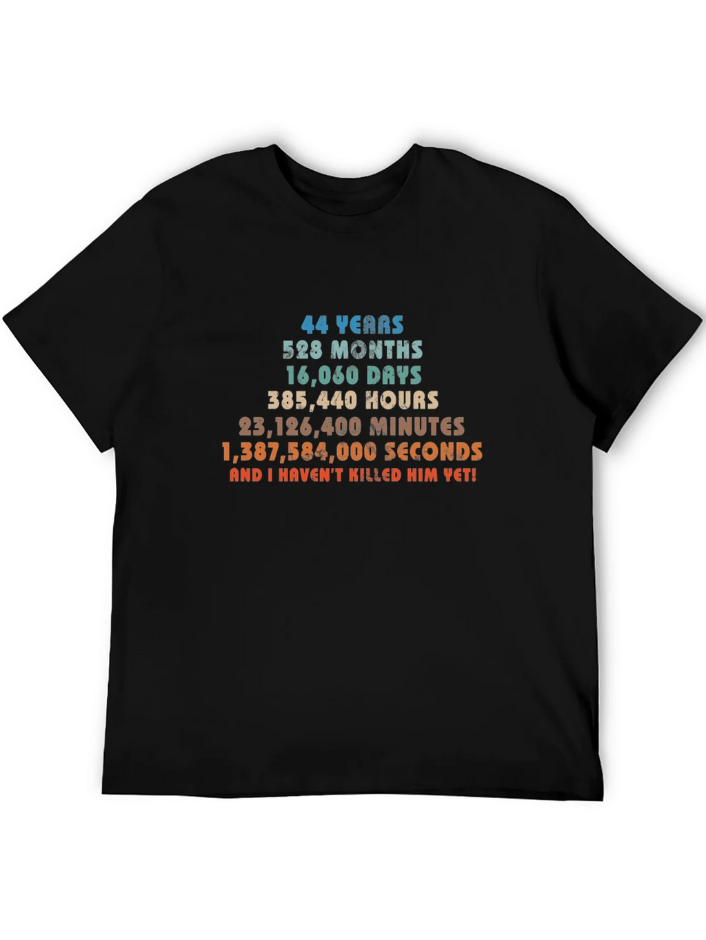Funny 44th Anniversary T-Shirt - 44 Years and Counting! product image 5