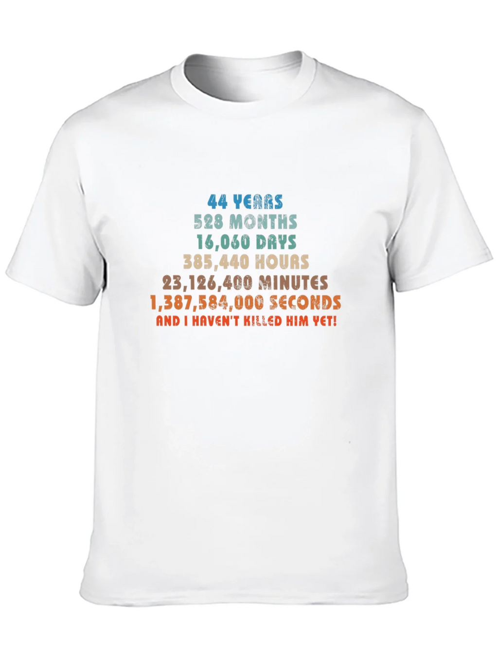Funny 44th Anniversary T-Shirt - 44 Years and Counting! product image 9