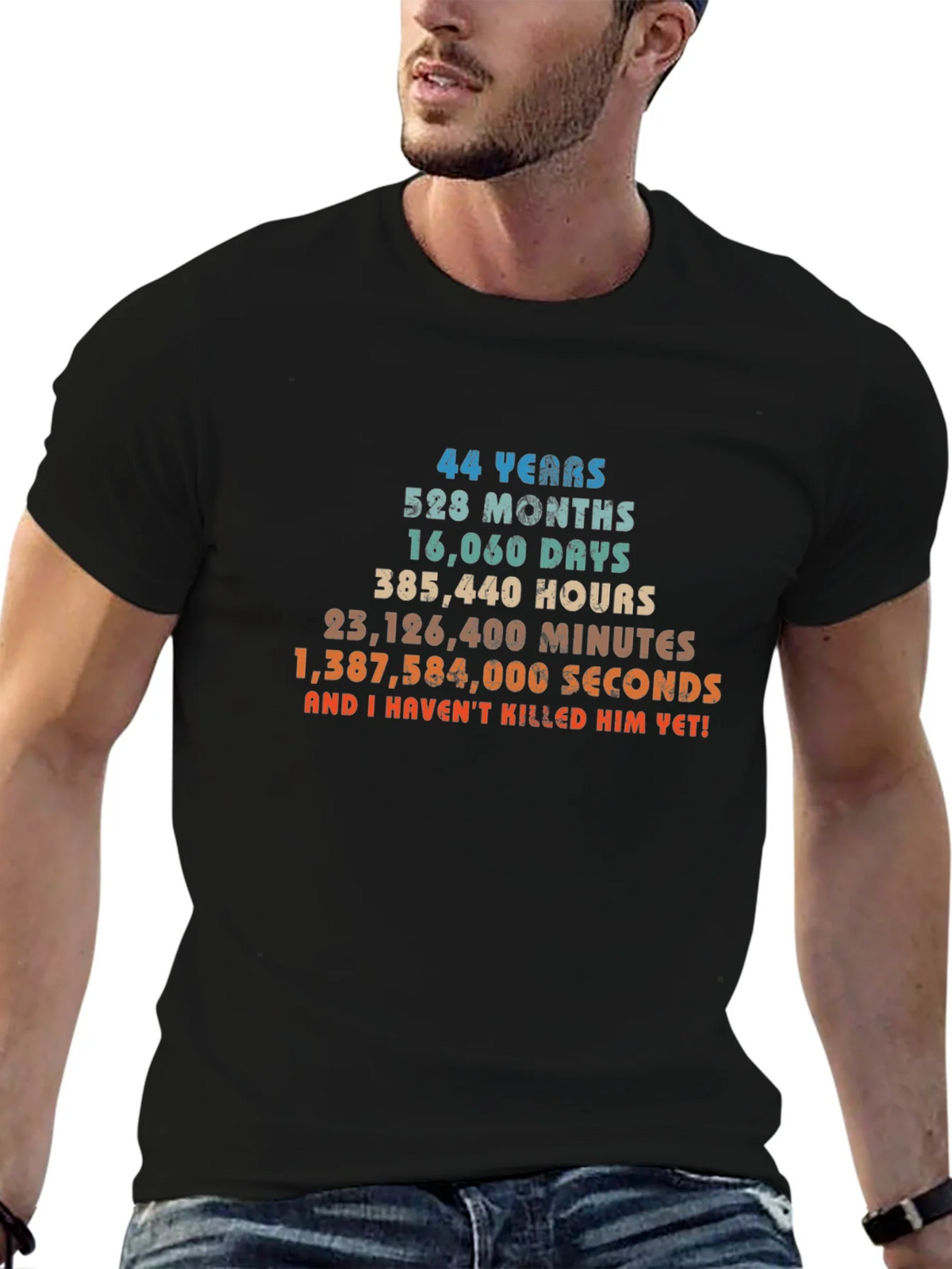 Funny 44th Anniversary T-Shirt - 44 Years and Counting! product image 6