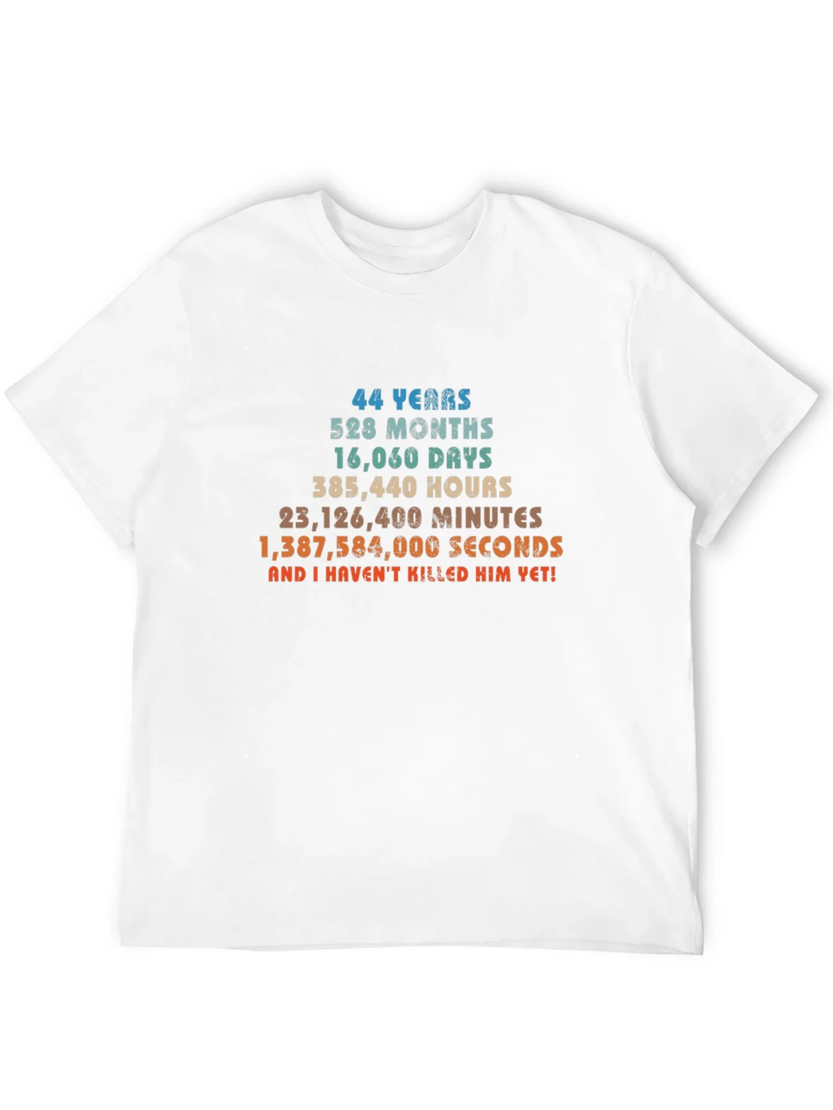 Funny 44th Anniversary T-Shirt - 44 Years and Counting! product image 11