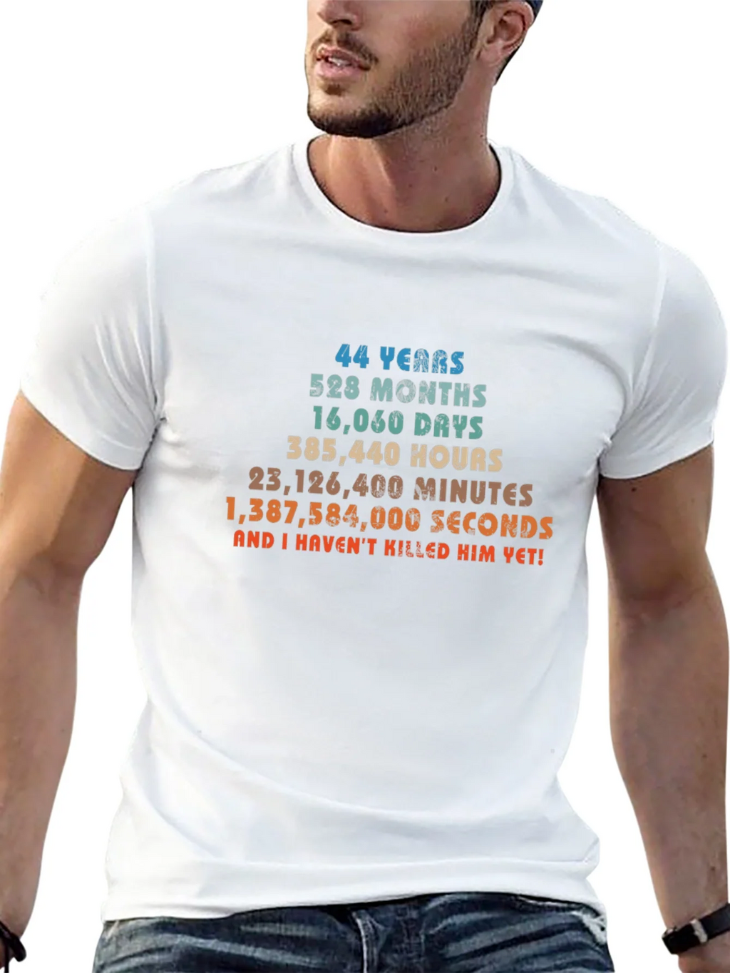 Funny 44th Anniversary T-Shirt - 44 Years and Counting! product image 12