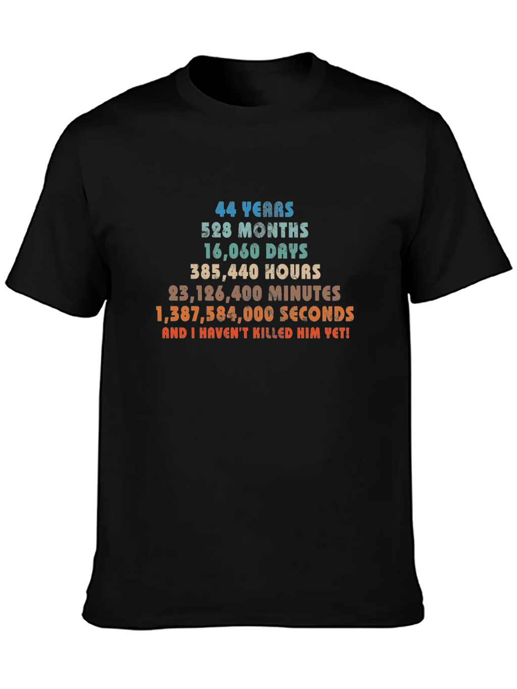 Funny 44th Anniversary T-Shirt - 44 Years and Counting! product image 3