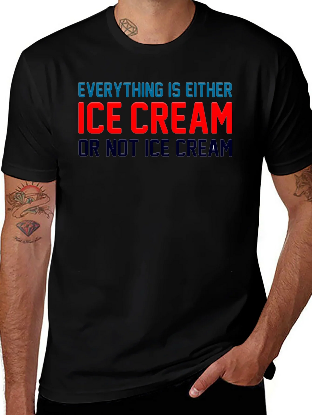 Ice Cream Logic T-Shirt - Funny Foodie Tee product image 1