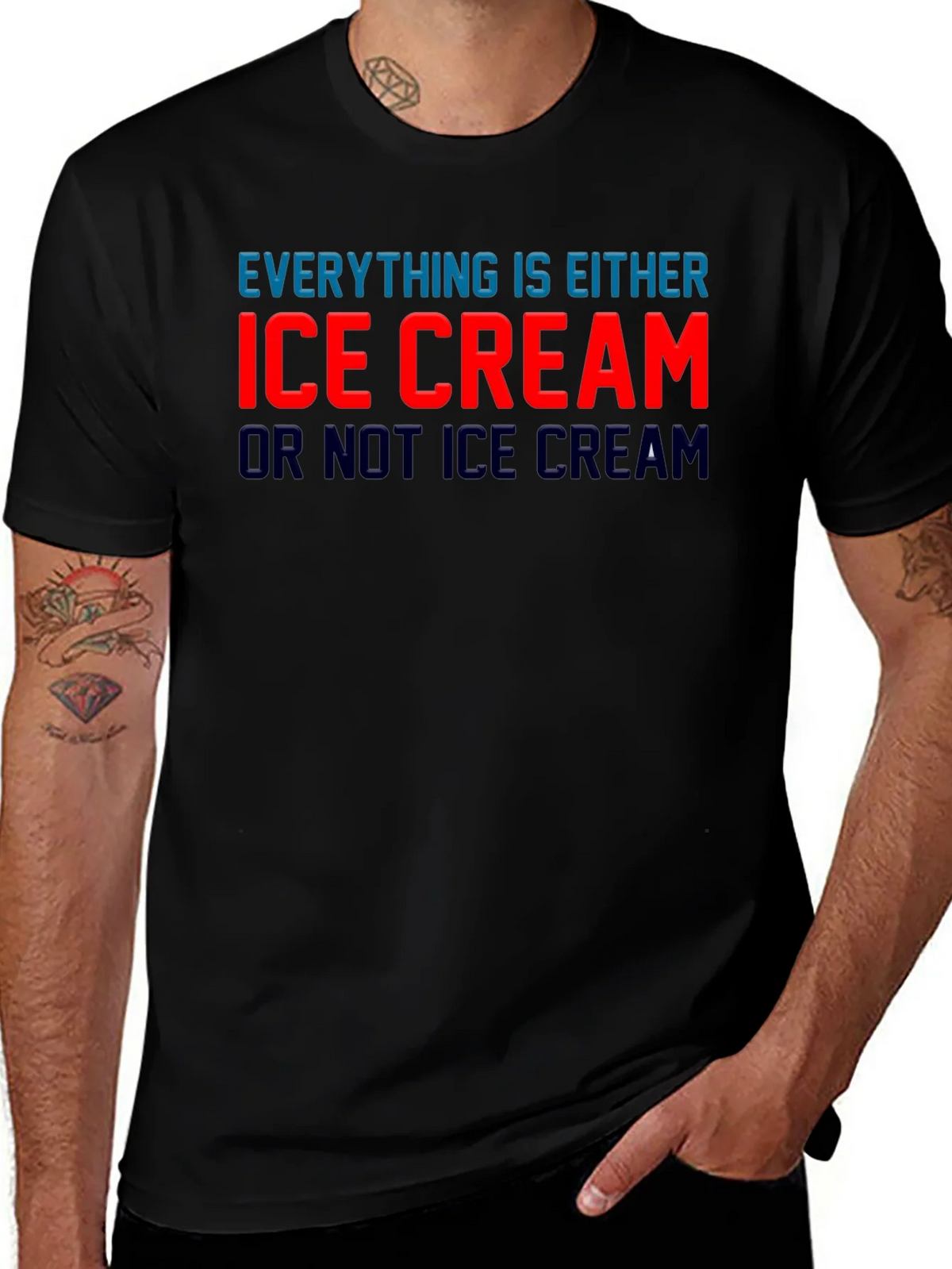 Ice Cream Logic T-Shirt - Funny Foodie Tee product image 1