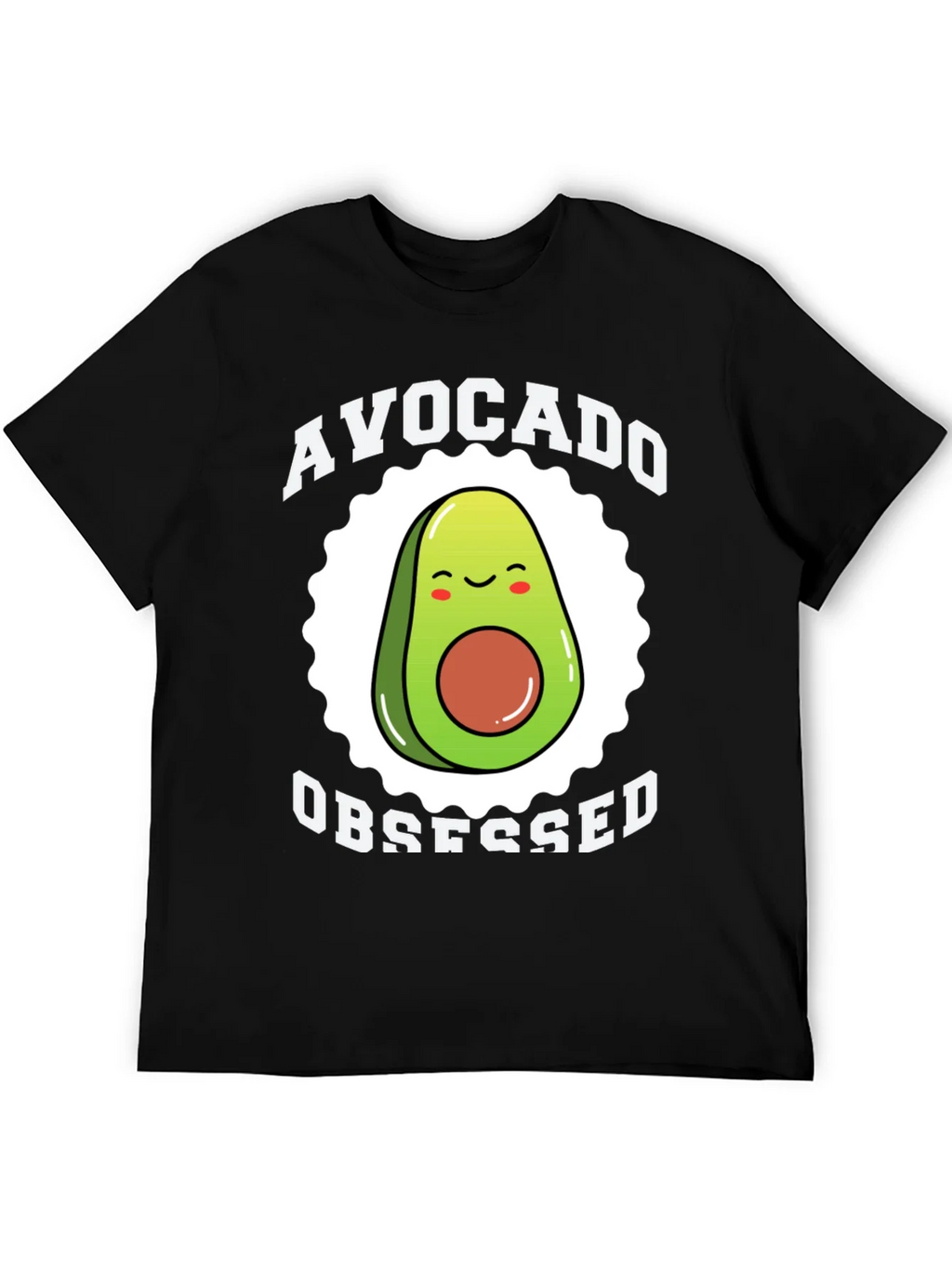 Avocado Obsessed Graphic Tee - Funny Fruit Lover Shirt product image 4