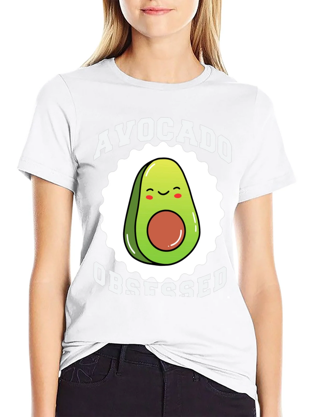 Avocado Obsessed Graphic Tee - Funny Fruit Lover Shirt product image 5