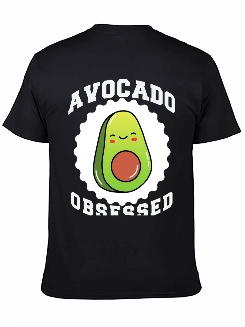 Avocado Obsessed Graphic Tee - Funny Fruit Lover Shirt product image 3