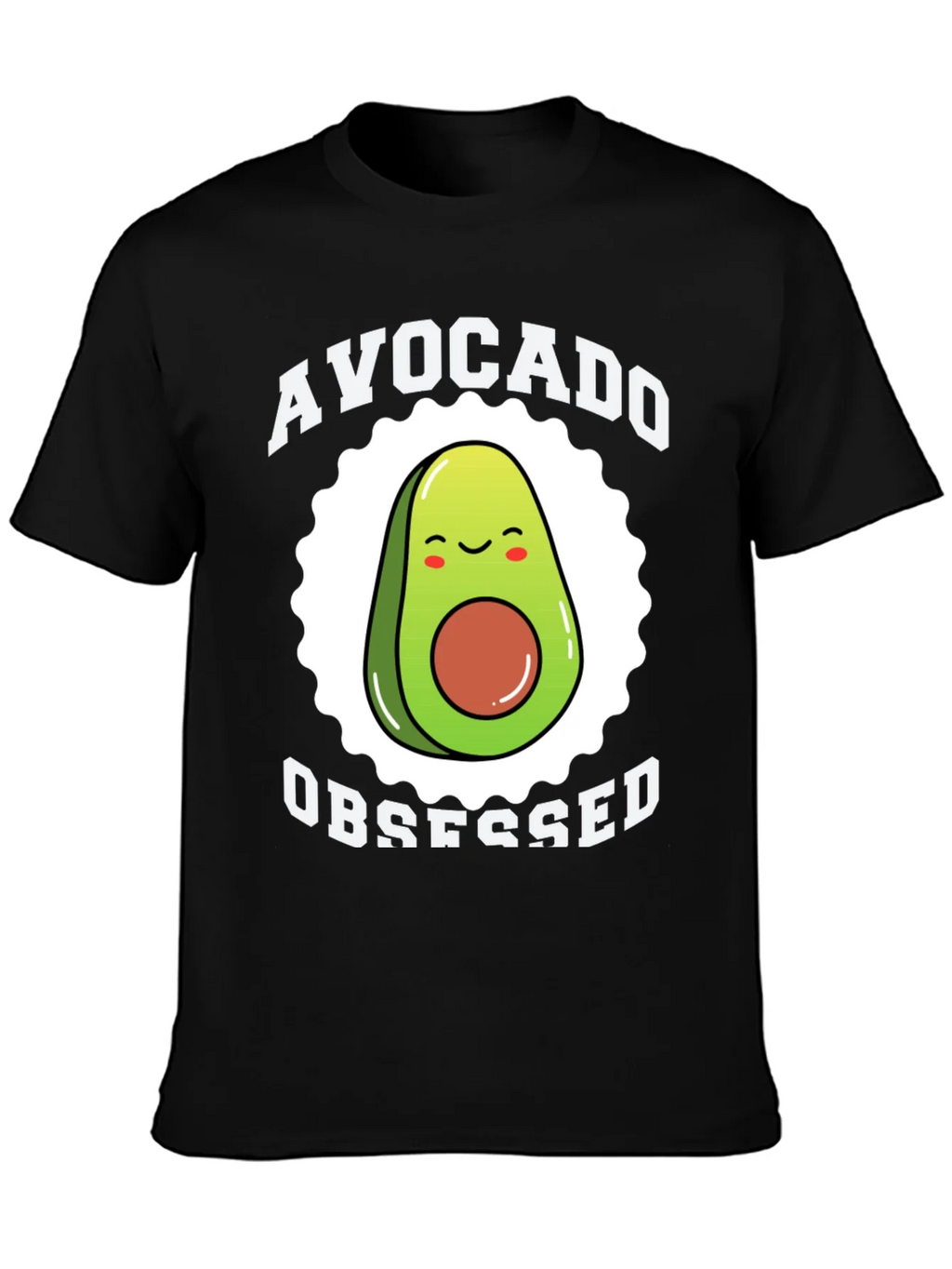Avocado Obsessed Graphic Tee - Funny Fruit Lover Shirt product image 2