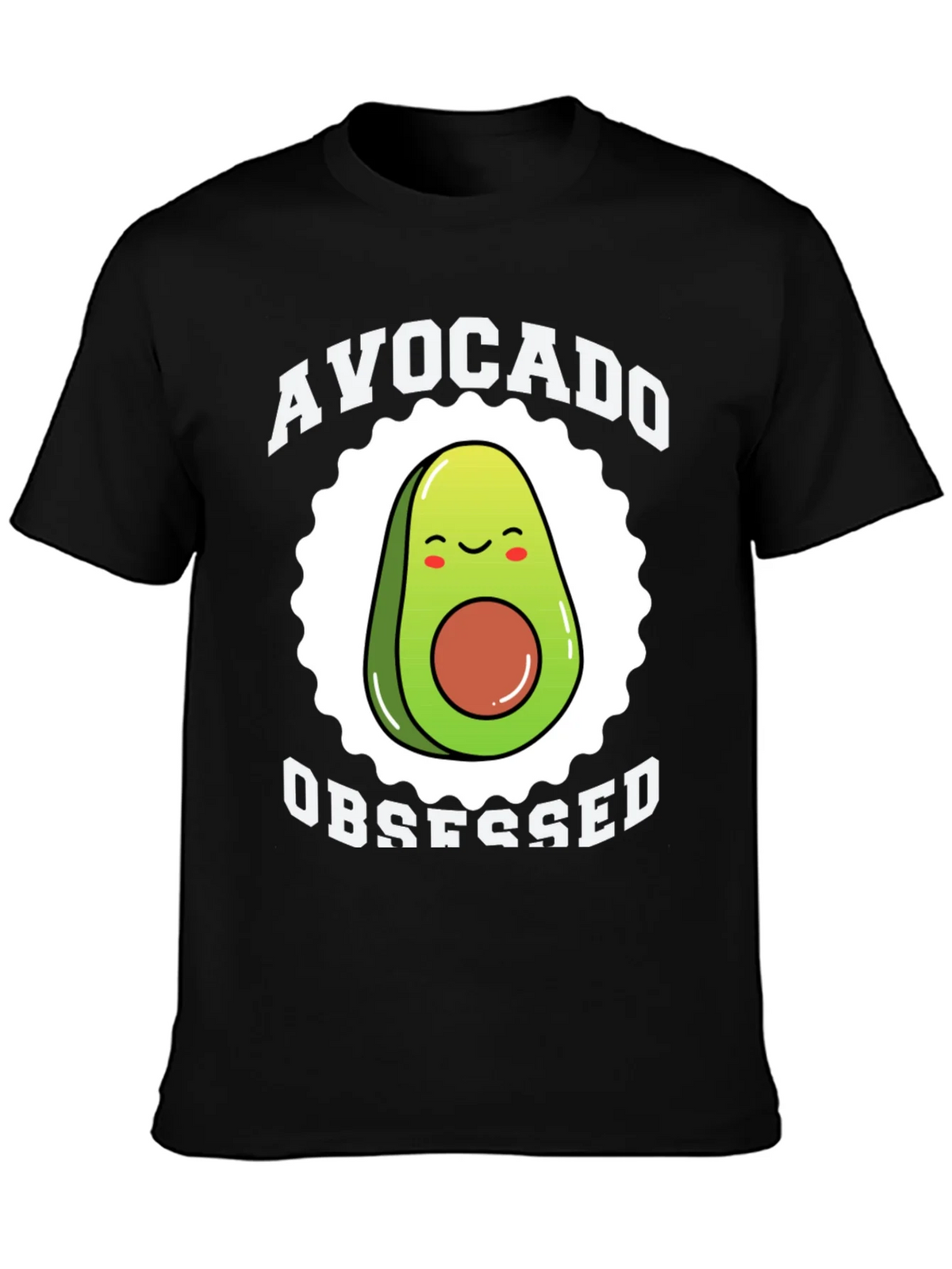 Avocado Obsessed Graphic Tee - Funny Fruit Lover Shirt product image 2