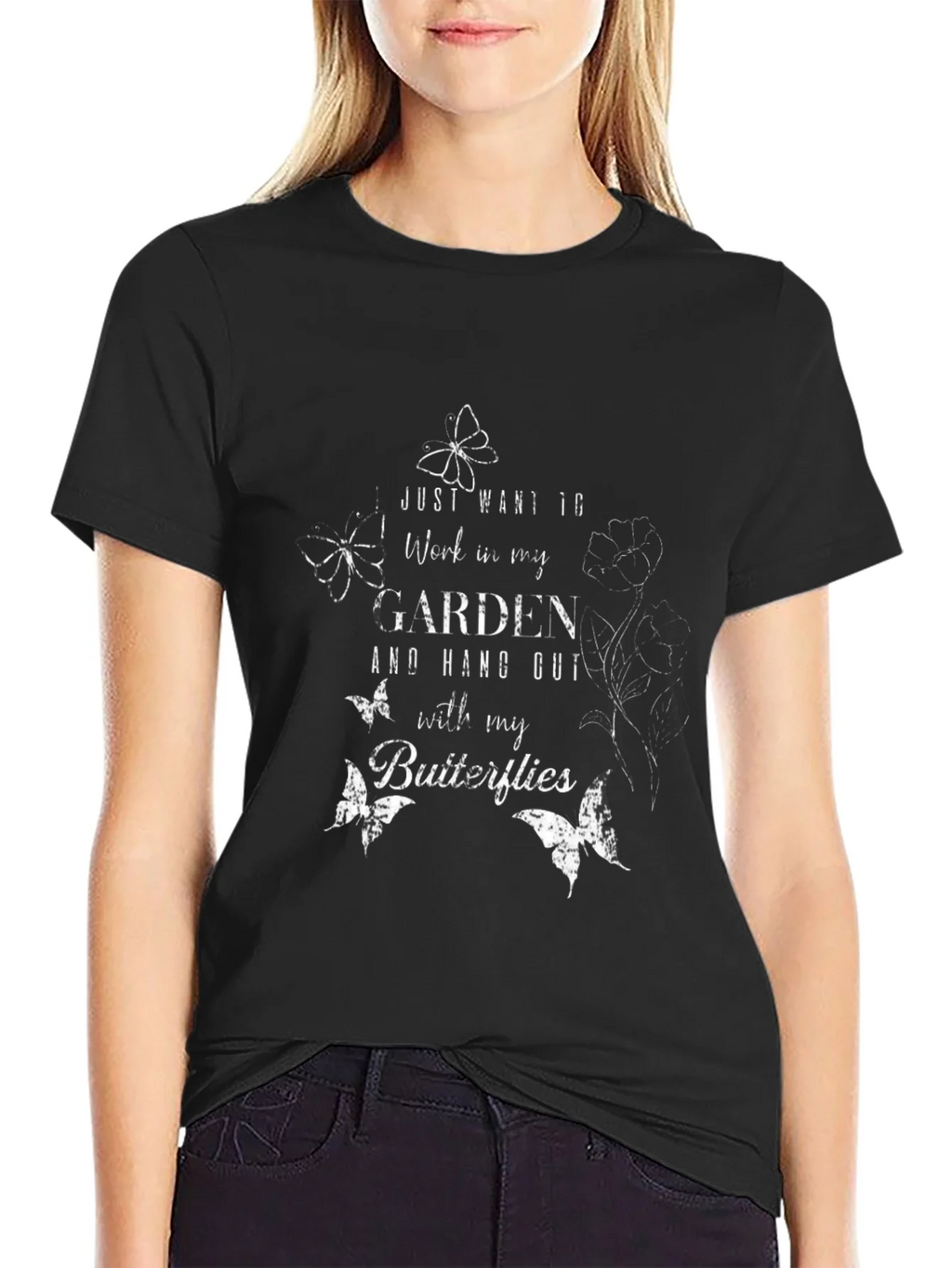 Gardeners T-Shirt - Butterflies & Garden product image 2