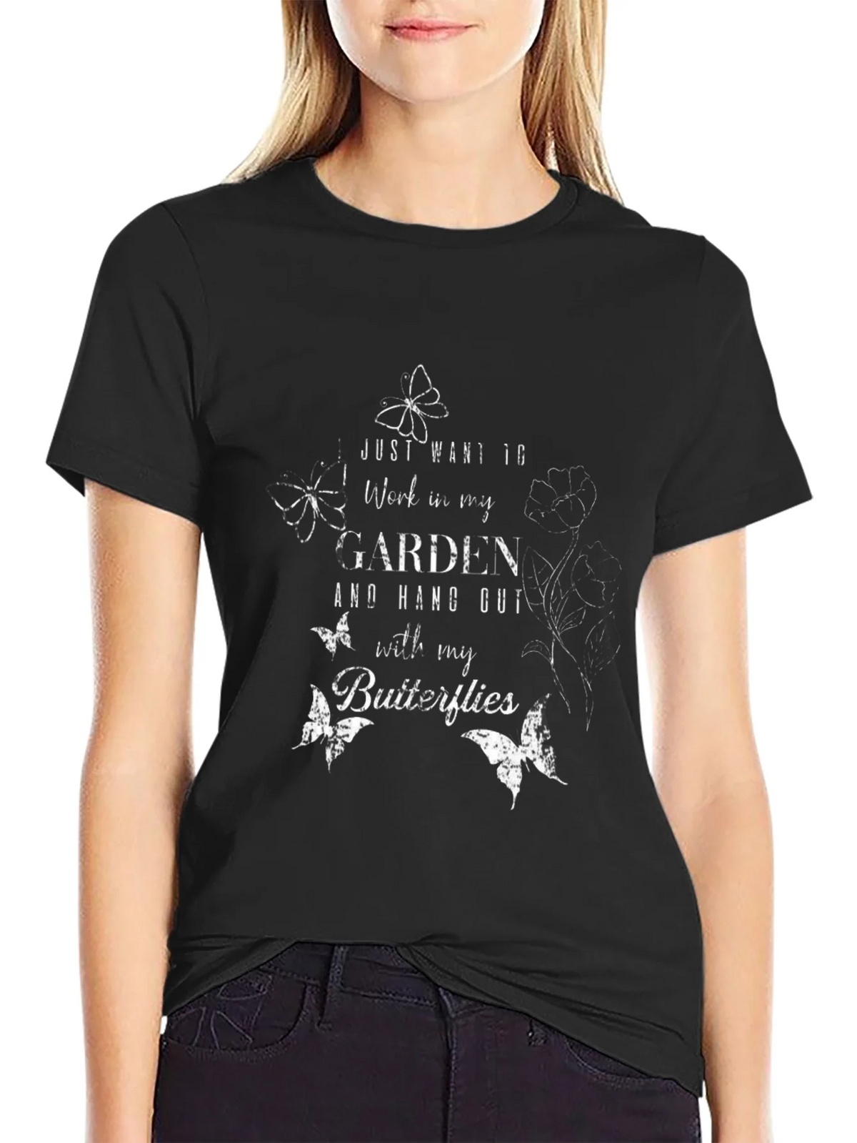 Gardeners T-Shirt - Butterflies & Garden product image 2